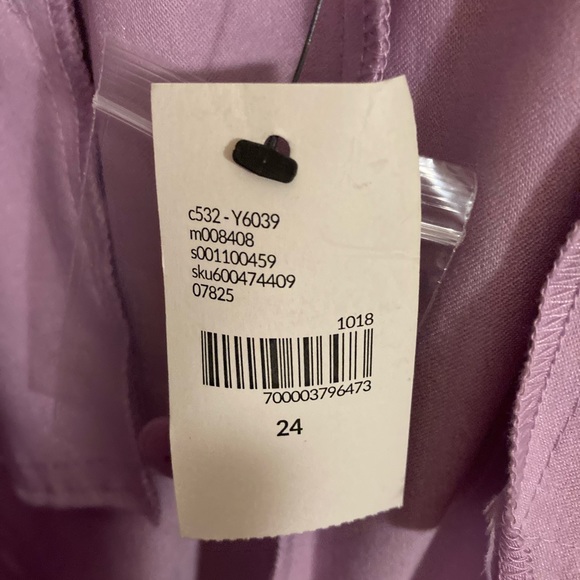 Lilac colored Lane Bryant Ankle Pants Plus size - Picture 8 of 11